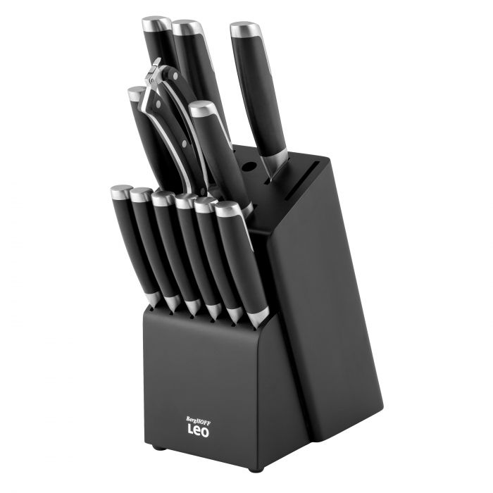 LEO 13-Piece Knife Block Graphite