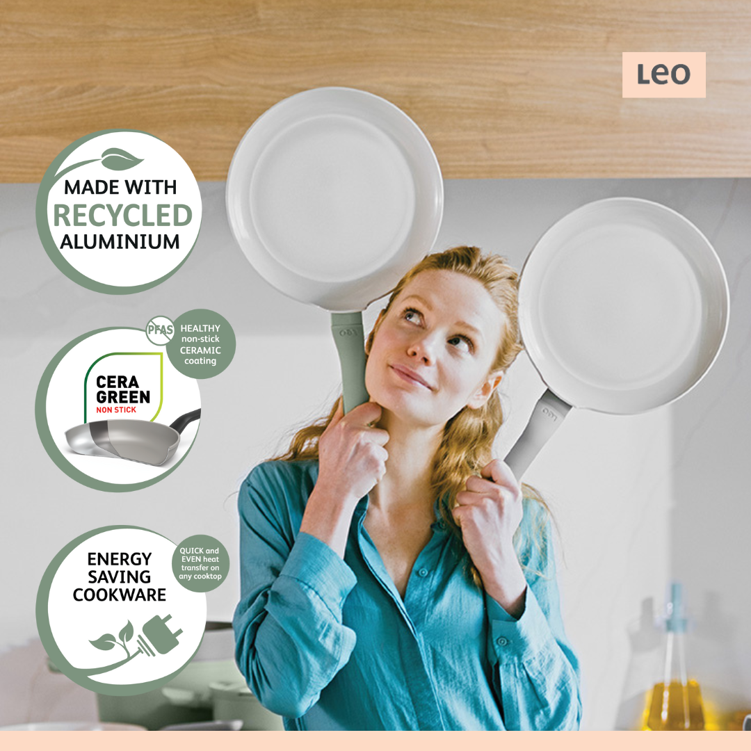 LEO Omelet Pan Non-stick Balance Sage - Ø 25cm