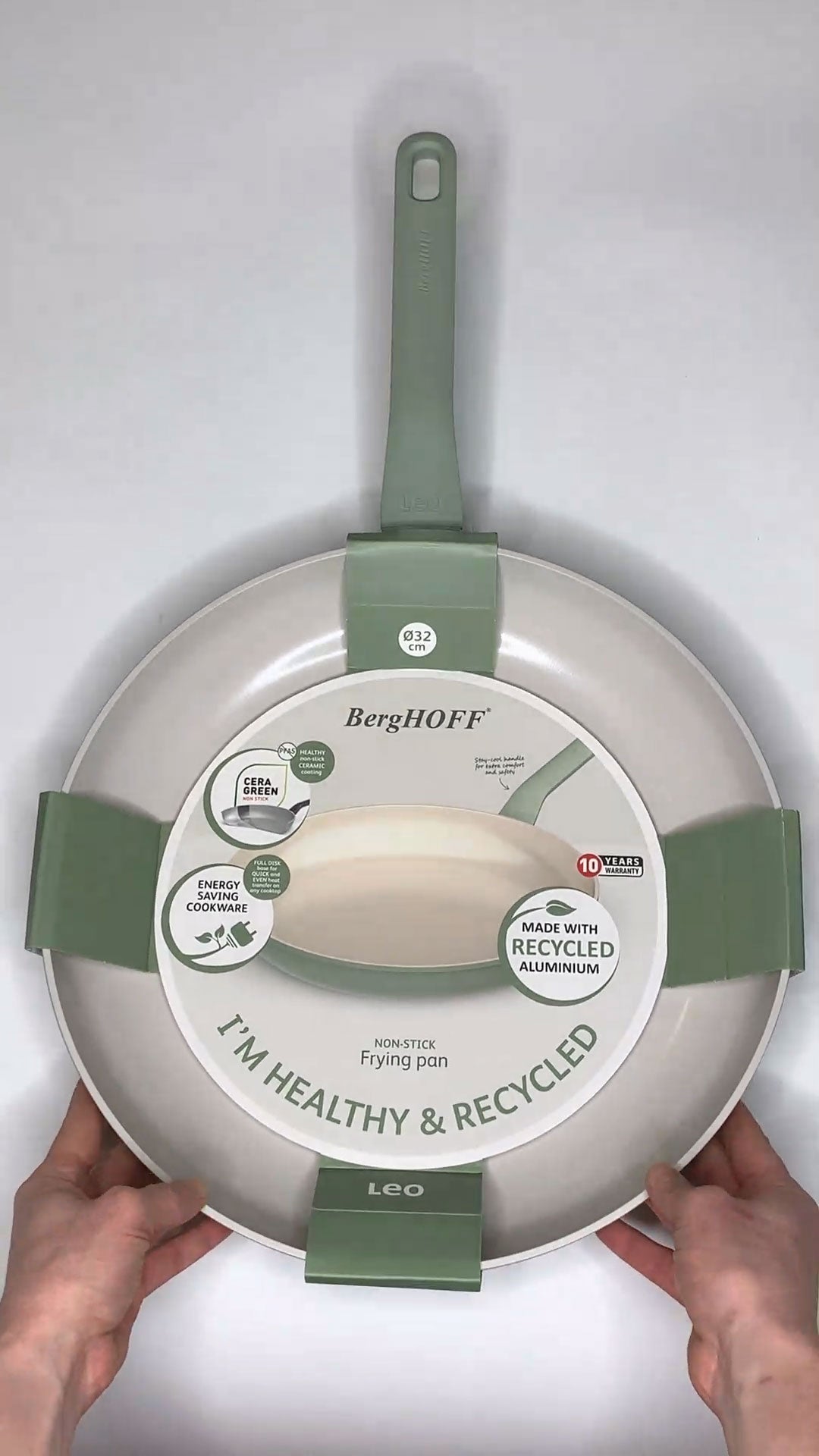 LEO Frying Pan Non-stick Balance Sage - Ø 32cm