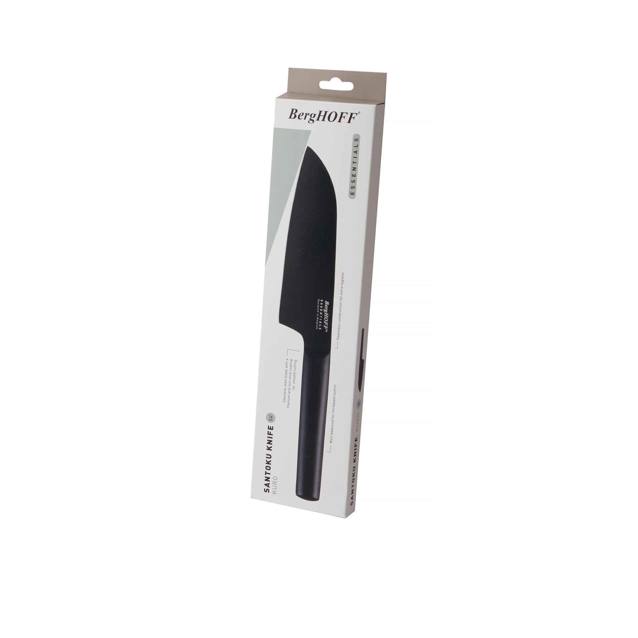 Keukentool - Essentials Santoku mes Kuro 16 cm