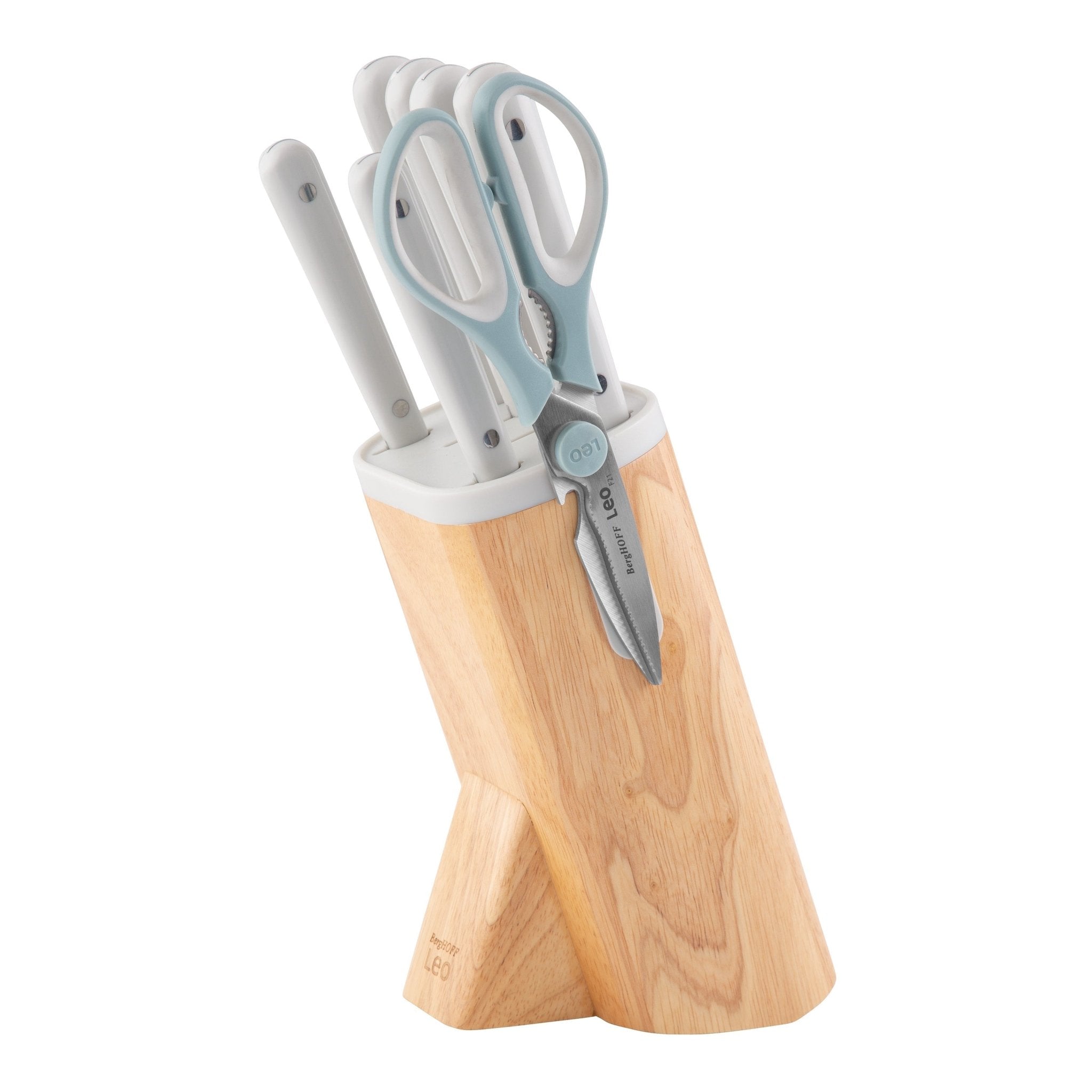 LEO 7-Piece Knife Block Glints Spirit