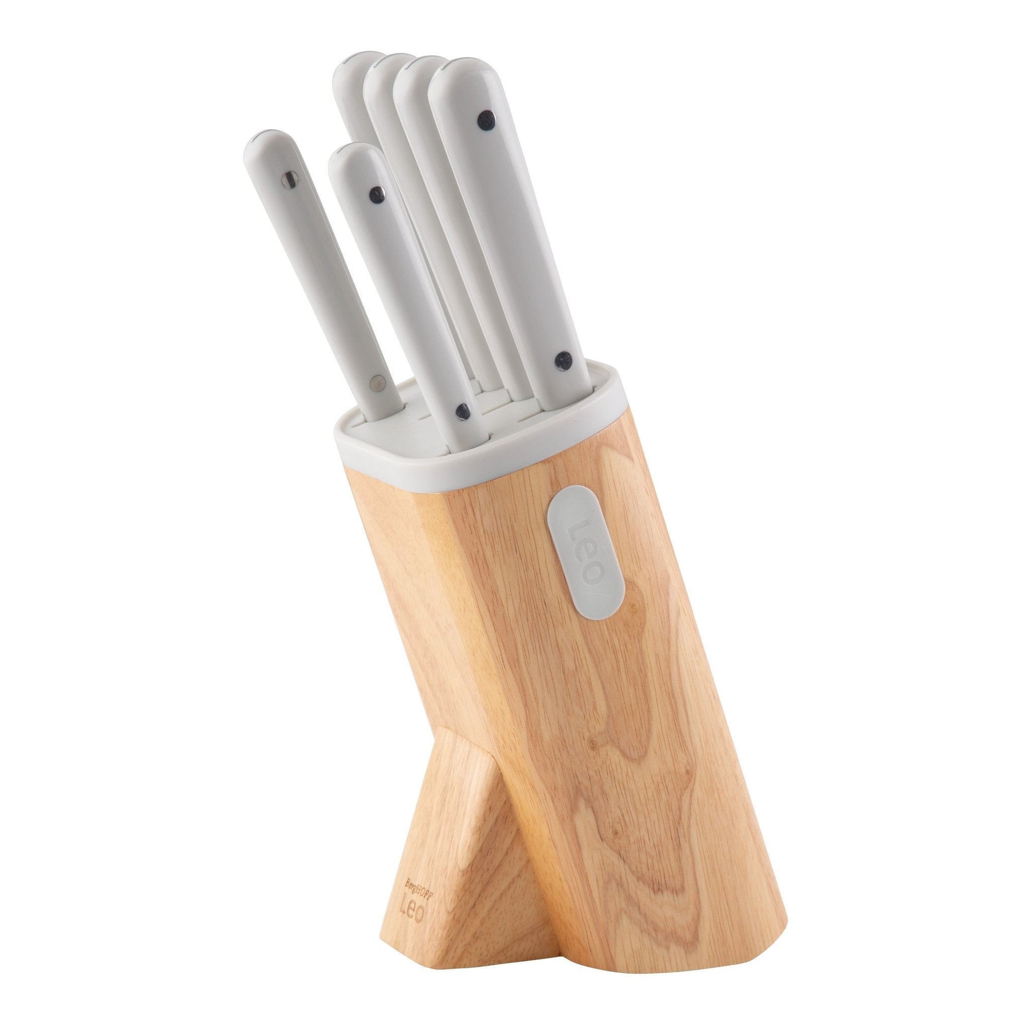 LEO 7-Piece Knife Block Glints Spirit