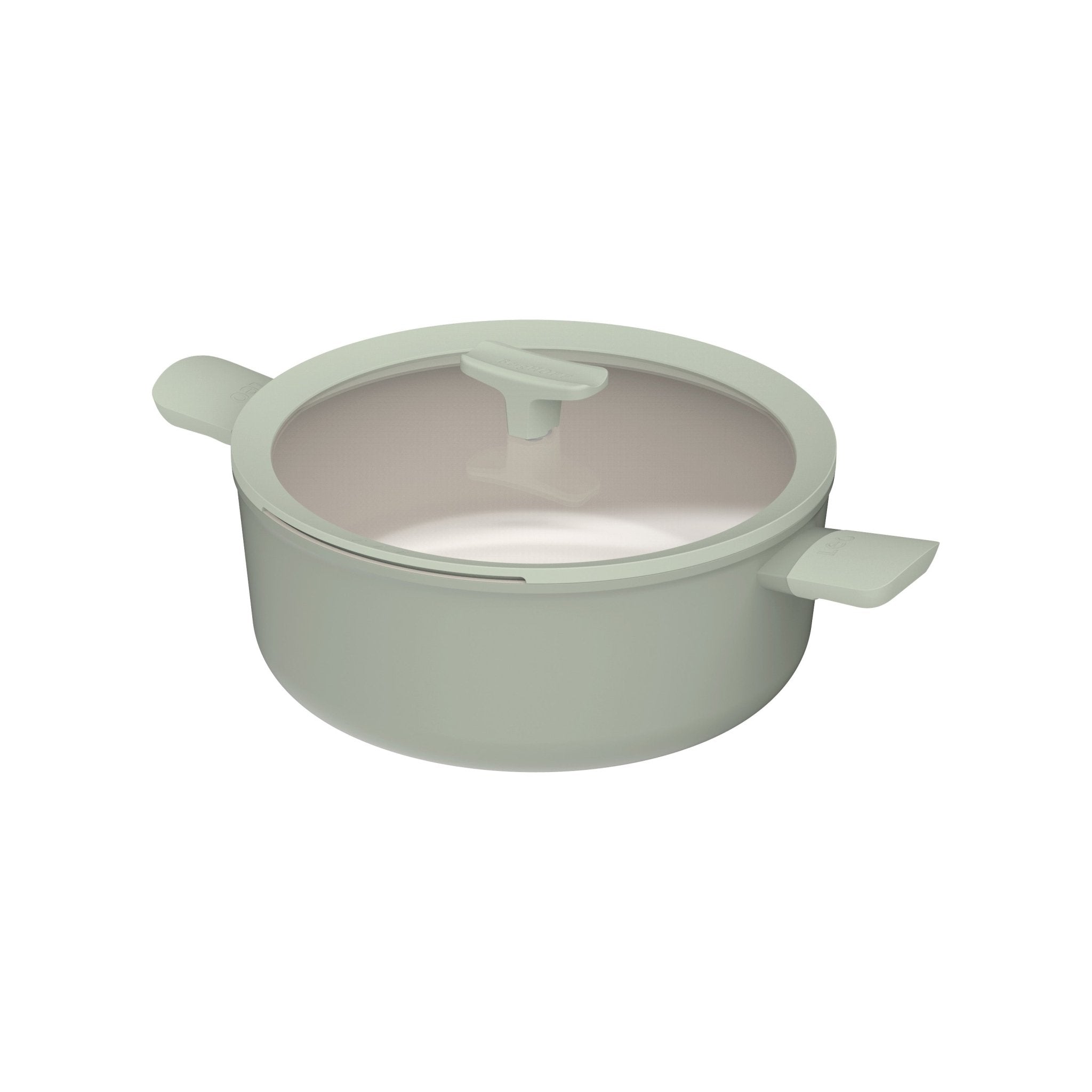 LEO Cooking Pot Non-stick with Lid Balance Sage - Ø 28cm