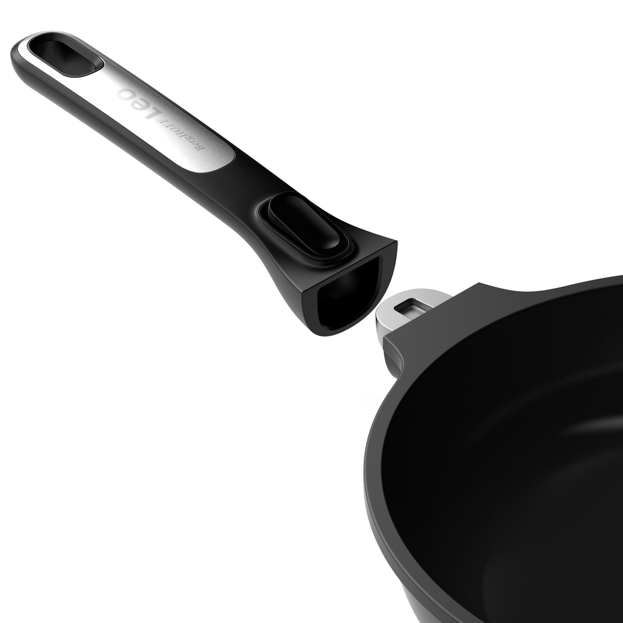 Rechter zijaanzicht van LEO Grillpan antikleef Phantom - Ø 26cm